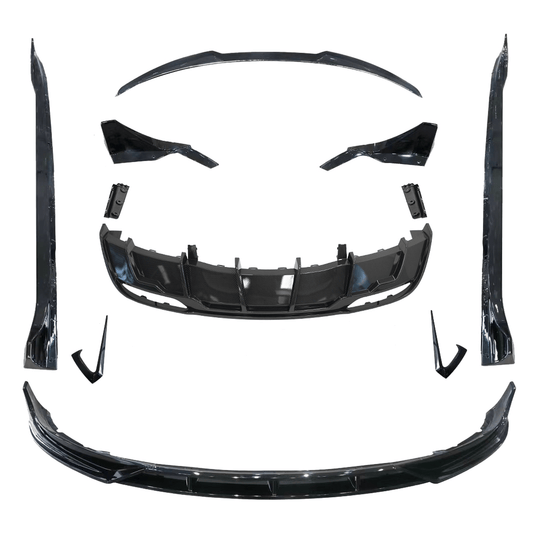 Tesla Model 3 Facelift 2023 On Fast Aero Body Kit - In Carbon Look