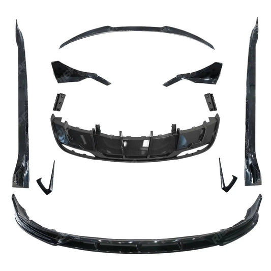 Tesla Model 3 Facelift 2023 On Fast Aero Body Kit - In Carbon Look