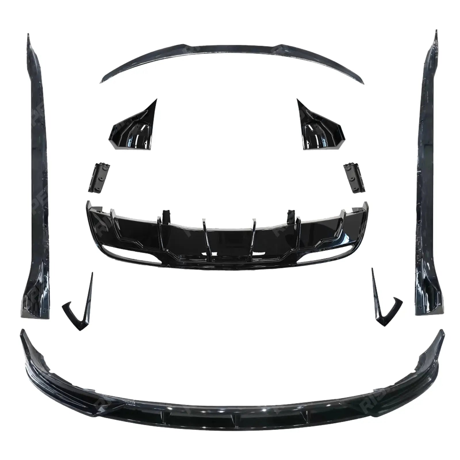 Tesla Model 3 Facelift 2023 On Fast Aero Body Kit - In Gloss Black Main image