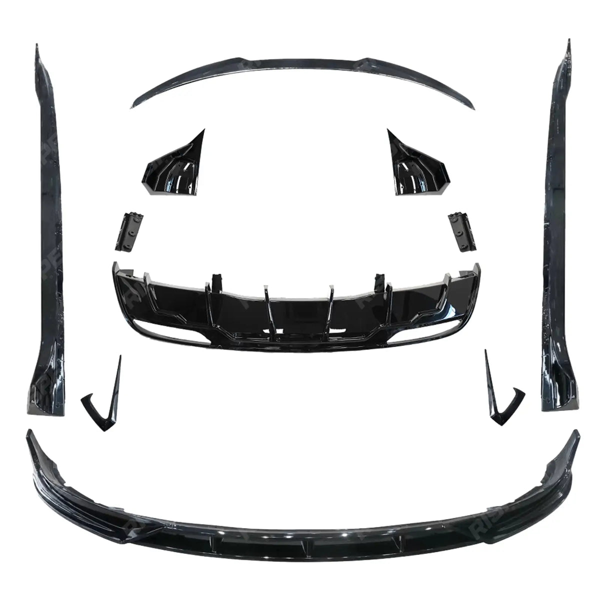 Tesla Model 3 Facelift 2023 On Fast Aero Body Kit - In Gloss Black