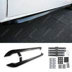 VW Transporter T5 & T6 SWB 2003 - 2023 Trapezoid Side Bars in Gloss Black