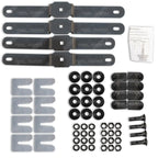 VW Transporter T5 & T6 SWB 2003 - 2023 Trapezoid Side Bars in Gloss Black