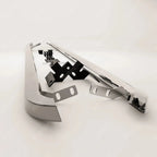 Volkswagen Transporter LWB T7 2025 On Trapezoid Side Bars In Stainless Steel