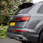 Upper Rear Spoiler in Gloss Black For Audi Q7 S-LINE 2016+ - Rear Spoilers