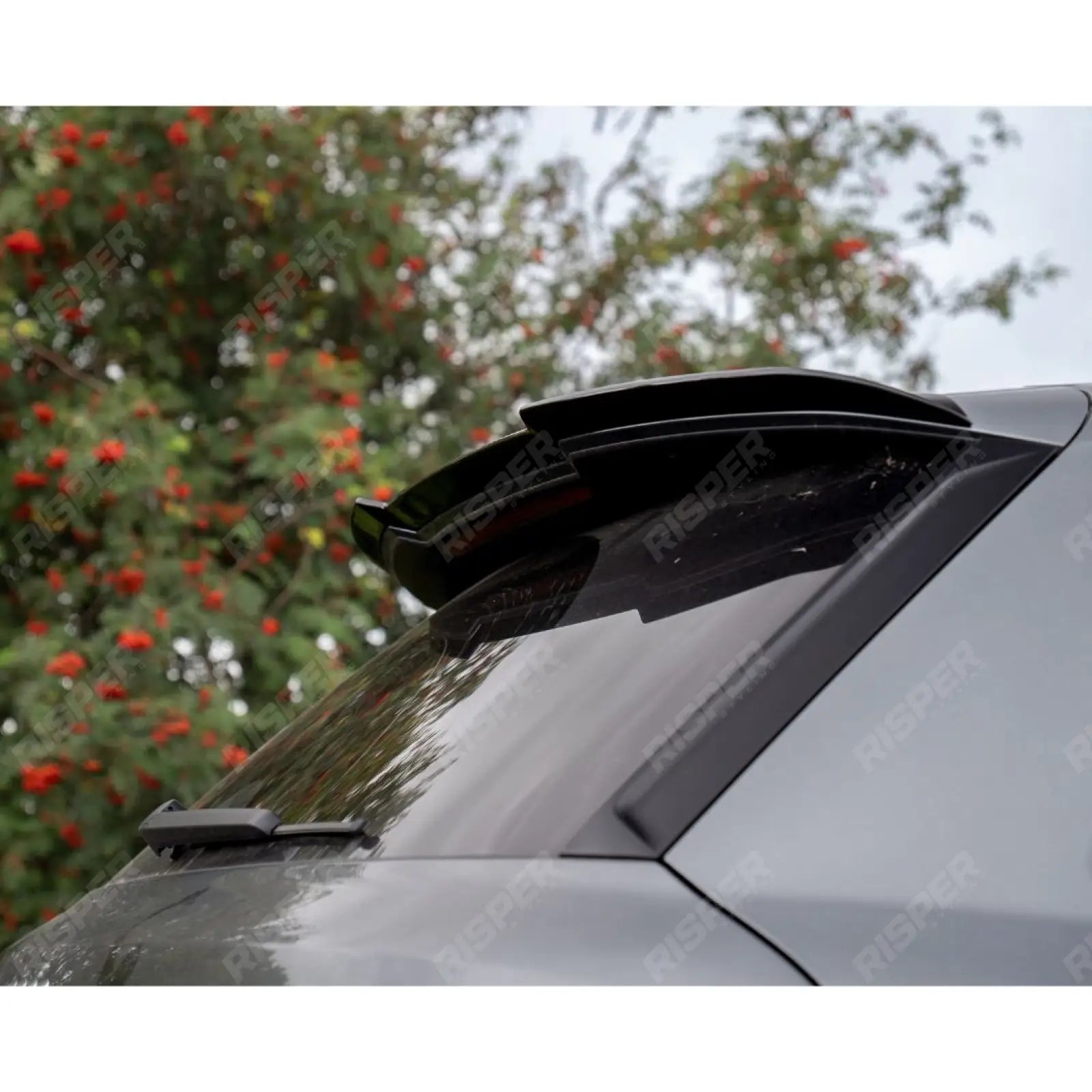 Upper Rear Spoiler in Gloss Black For Audi Q7 S-LINE 2016+ - Rear Spoilers