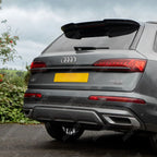 Upper Rear Spoiler in Gloss Black For Audi Q7 S-LINE 2016+ - Rear Spoilers