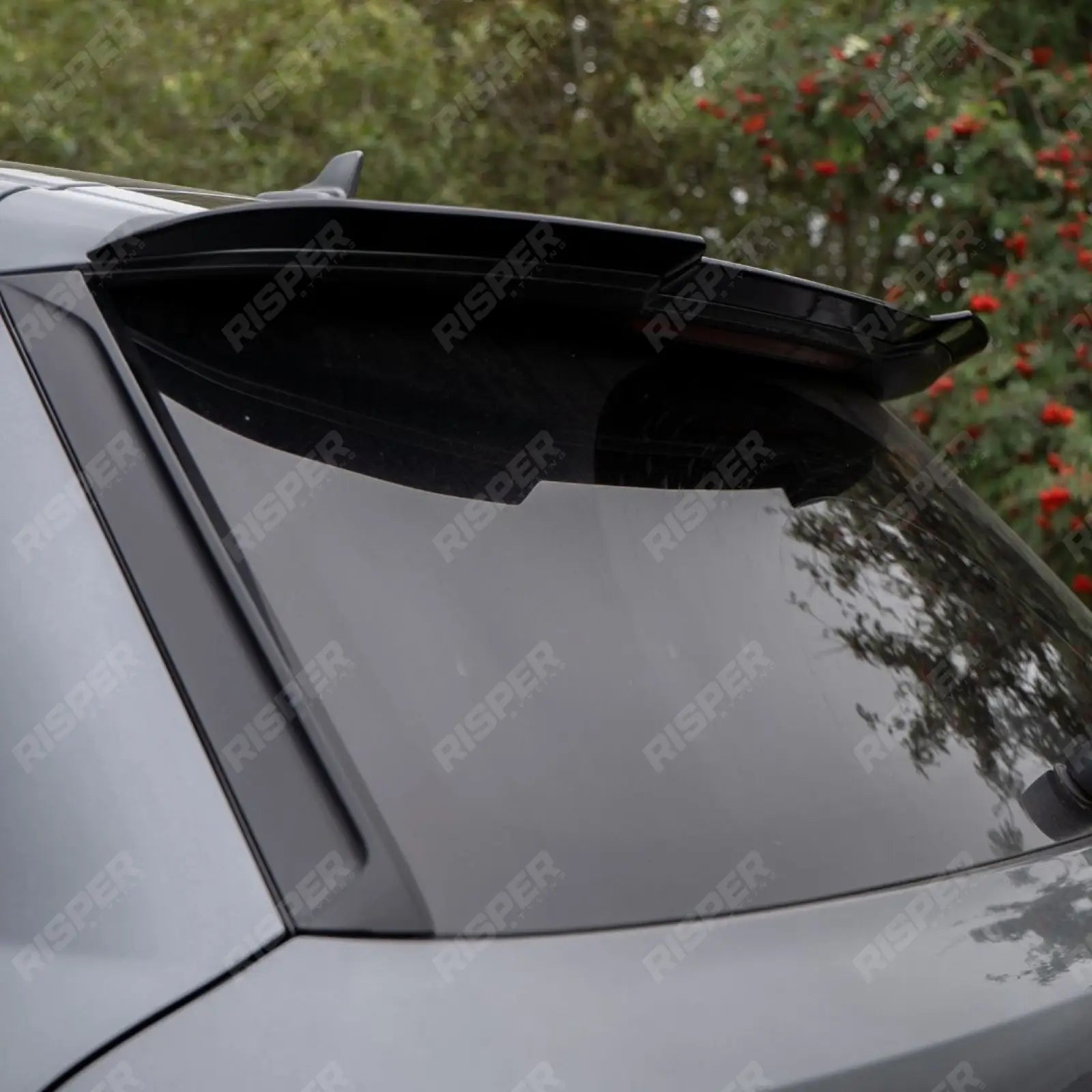 Upper Rear Spoiler in Gloss Black For Audi Q7 S-LINE 2016+ - Rear Spoilers