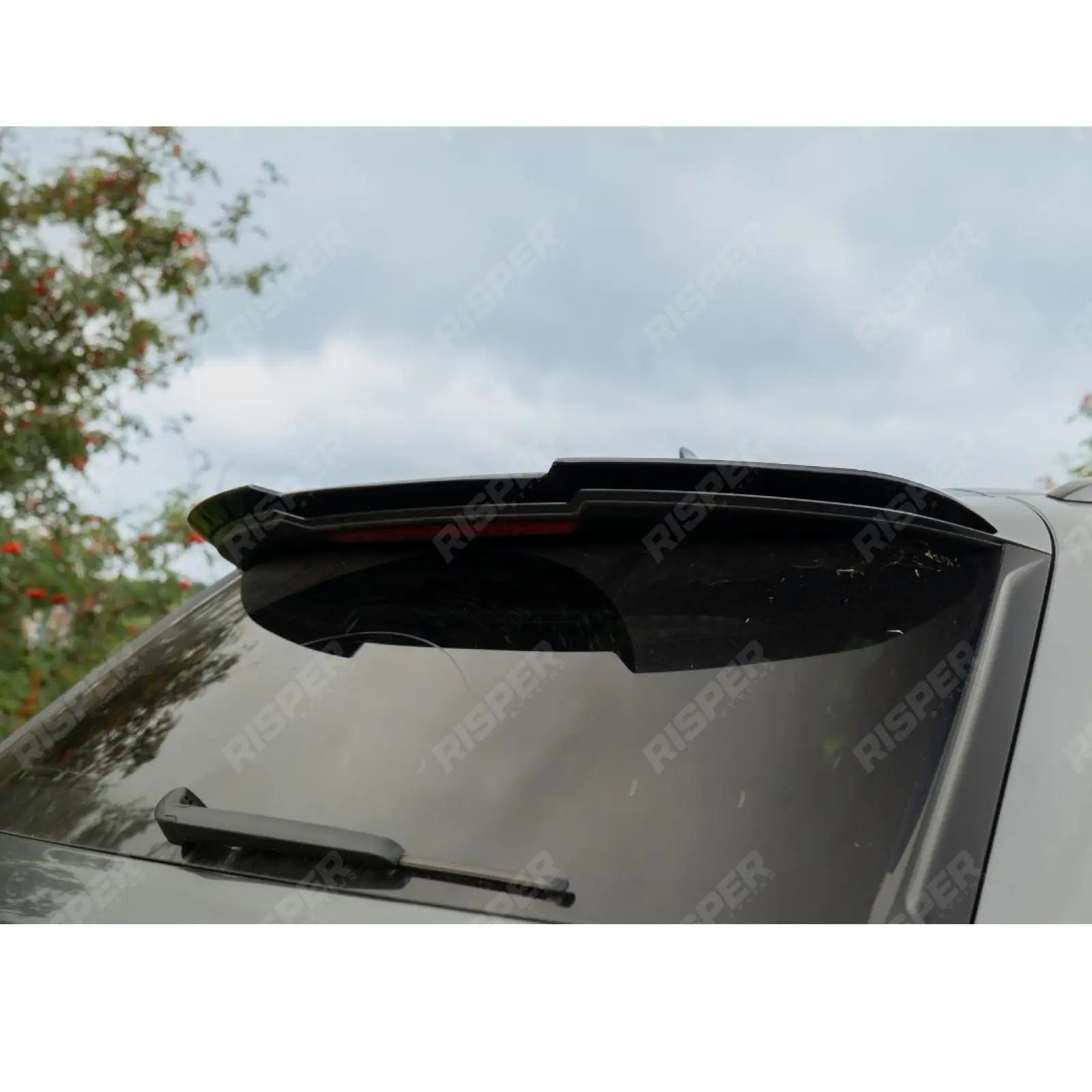 Upper Rear Spoiler in Gloss Black For Audi Q7 S-LINE 2016+ - Rear Spoilers