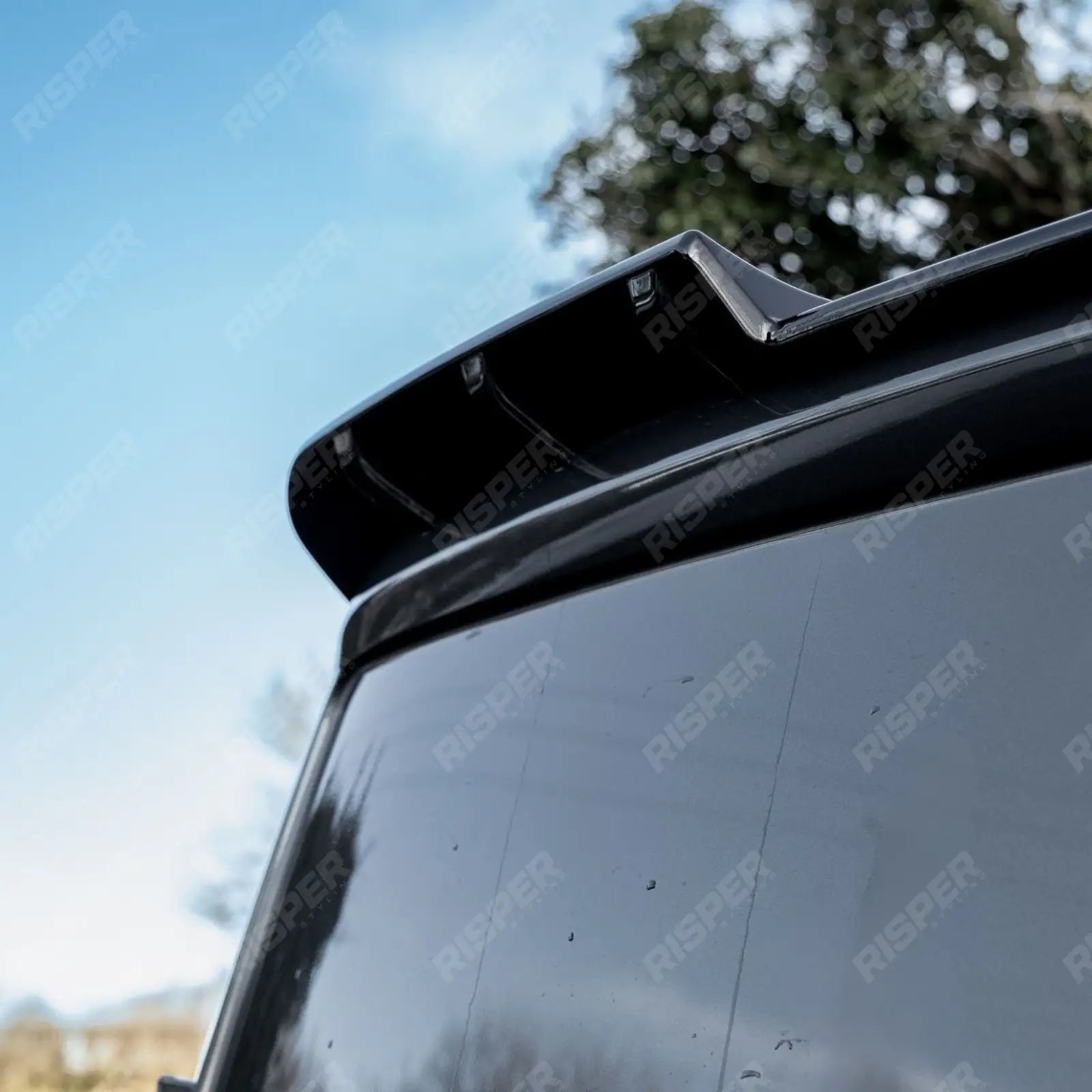 Ford Transit Custom MK2 2024 On V1 Rear Spoiler For Barn Door In Gloss Black Rear Spoilers
