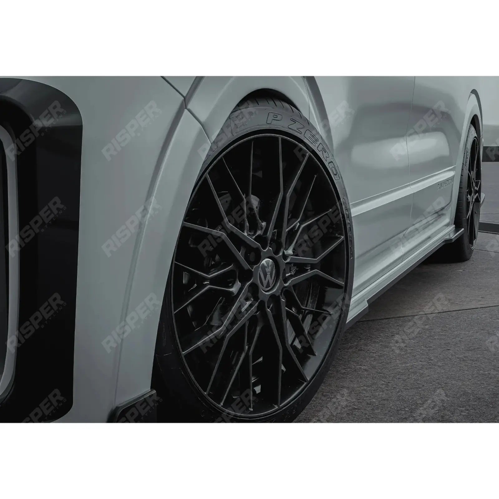 Volkswagen Transporter T7 LWB 2025 on V2 Premium Aero Kit In Gloss Black