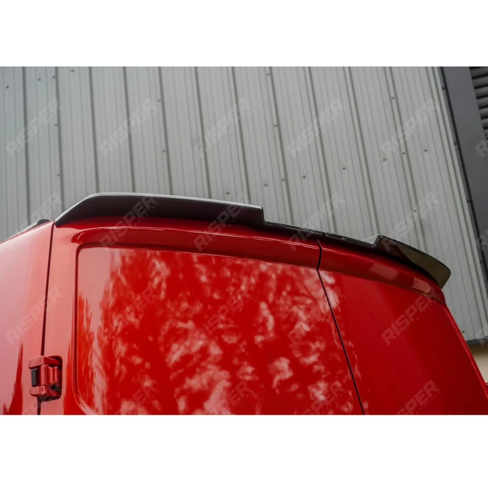 Ford Transit Custom MK2 2024 On For Barn Door V2 Rear Spoiler In Gloss Black Rear Spoilers