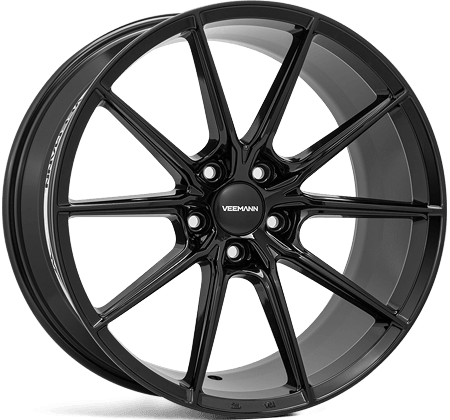 VEEMAN - V-FS48 20x8.5 5x120 ET35 CB75.56 - GLOSS BLACK QTY 1 - RisperStyling
