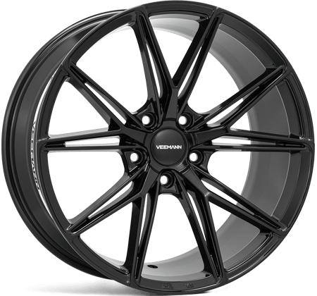 VEEMAN - V-FS49 20X8.5 5x120 ET35 CB72.56 - GLOSS BLACK QTY 1 - RisperStyling