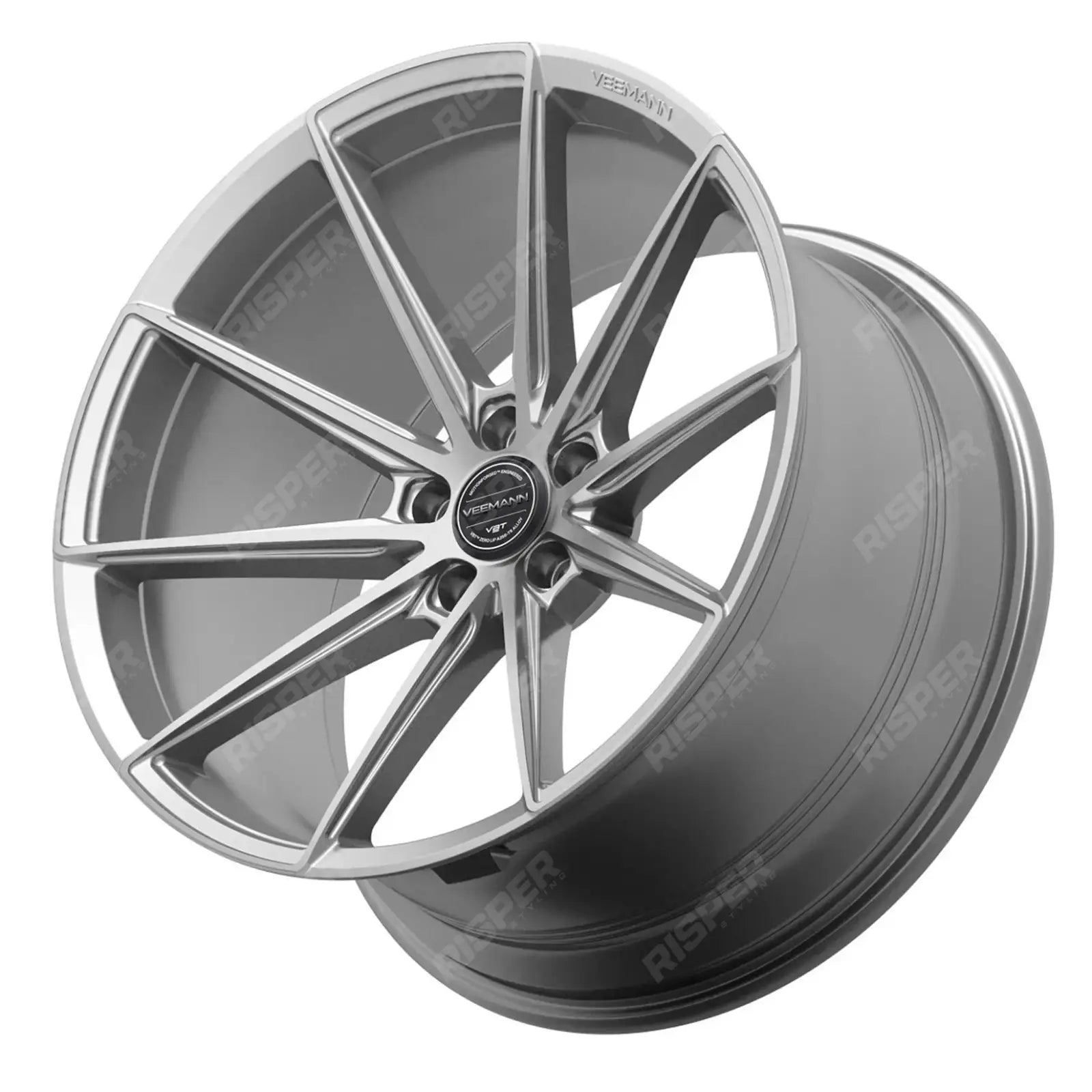 Veemann MF-Z1 19X8.5 5X112 ET42 Silver Machined Standard Concave - Qty 1 Alloys