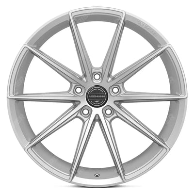 Veemann MF-Z1 19X8.5 5X112 ET42 Silver Machined Standard Concave - Qty 1 Alloys