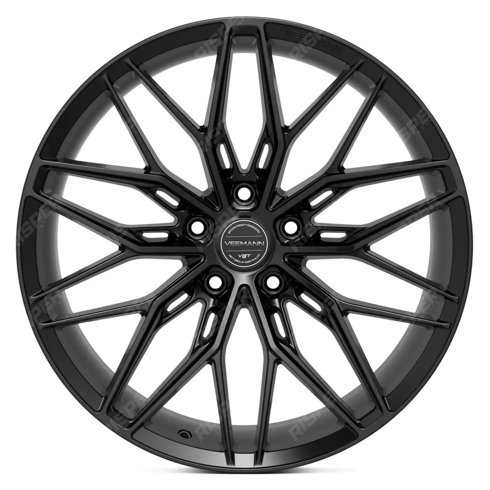 Veemann MF-Z5 19X8.5 5X112 ET42 Gloss Black Standard Concave - Qty 1 Alloys Main image