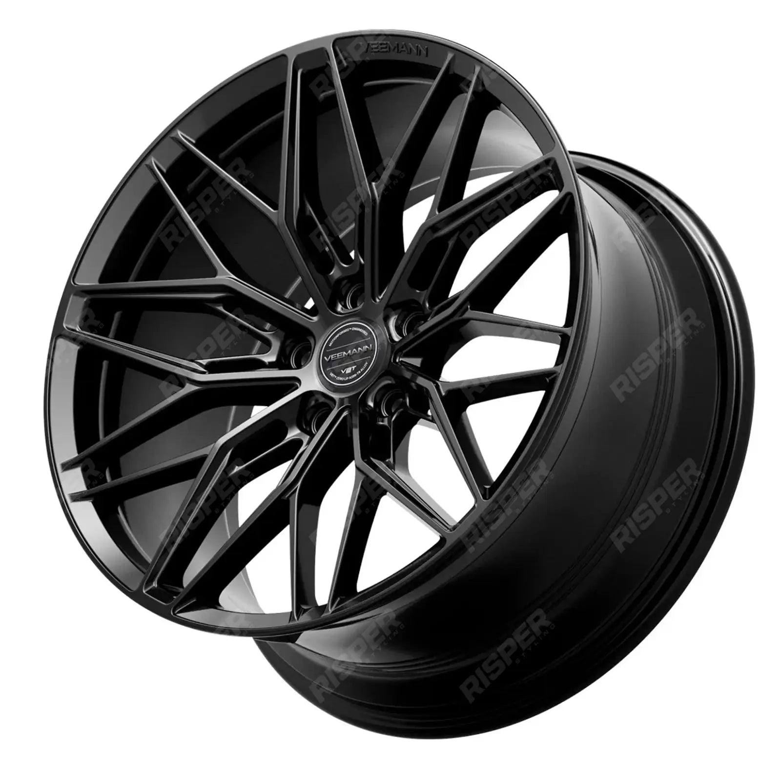Veemann MF-Z5 19X8.5 5X112 ET42 Gloss Black Standard Concave - Qty 1 Alloys