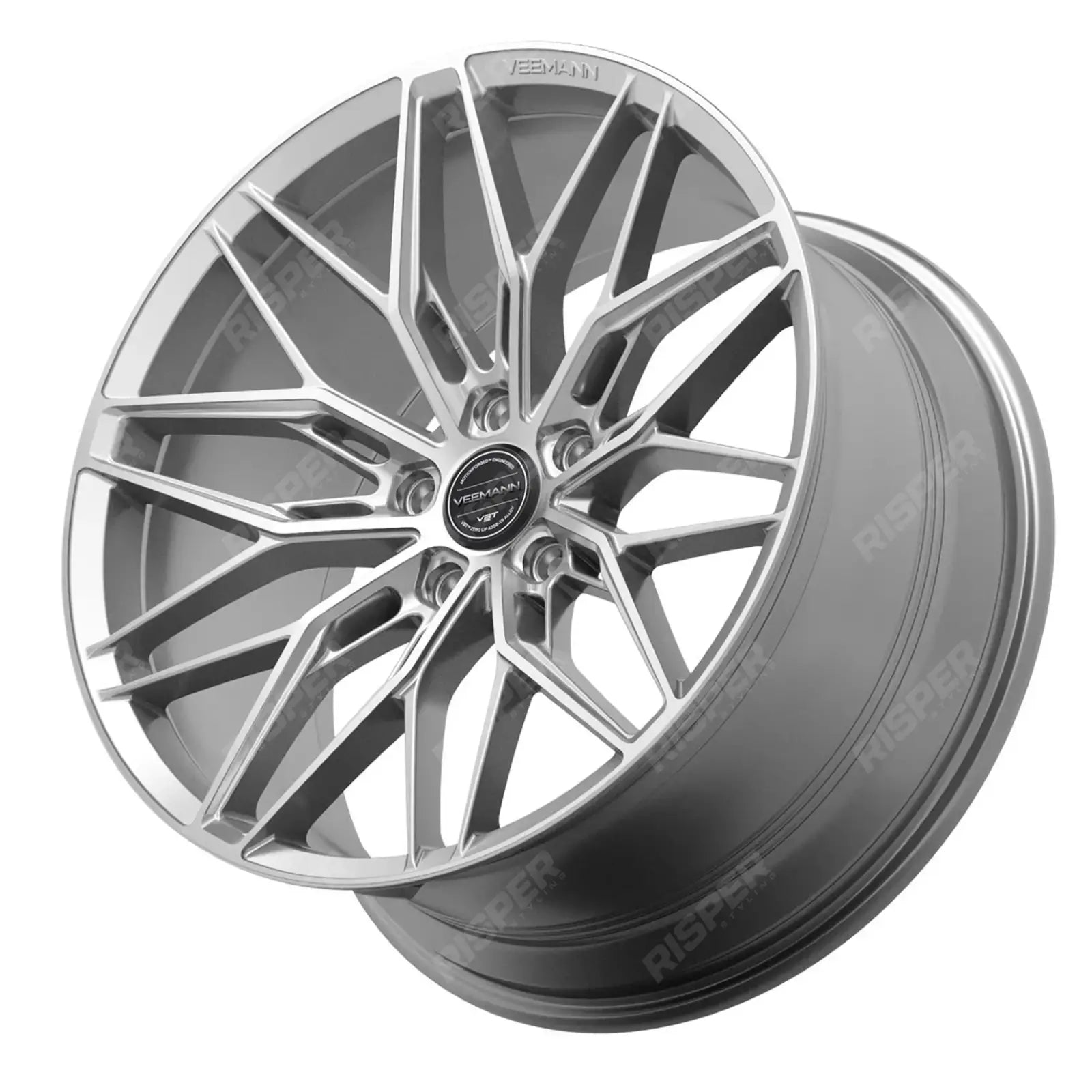 Veemann MF-Z5 19X8.5 5X112 ET42 Silver Machined Standard Concave - Qty 1 Secondary image