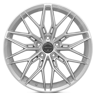 Veemann MF-Z5 19X8.5 5X112 ET42 Silver Machined Standard Concave - Qty 1 Alloys