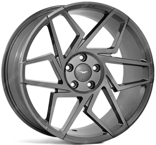 Veemann V - fs27r 19x8.5 5x112 Et42 Cb66.56 - Gloss Graphite