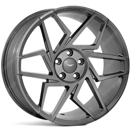 Veemann V - fs27r 19x8.5 5x112 Et42 Cb66.56 - Gloss Graphite