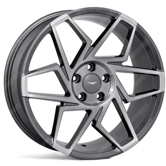 Veemann V - fs27r 19x8.5 5x112 Et42 Cb66.56 - Graphite Smoke Machined