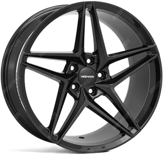 Veemann - V - fs46 20x8.5 5x120 Et35 Cb72.56 - Gloss Black