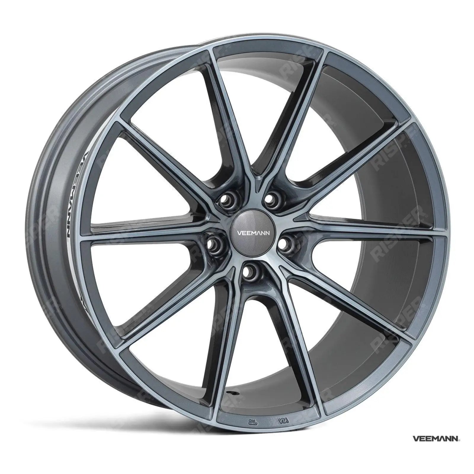 Veemann - V - fs48 19 Inch Alloy Wheels Graphite Smoked Machined 5x112 - Qty 1 Main image