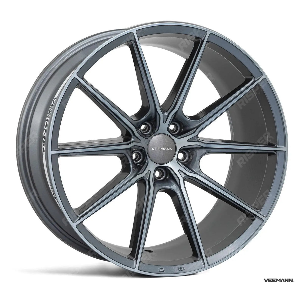 Veemann - V - fs48 19 Inch Alloy Wheels Graphite Smoked Machined 5x112 - Qty 1