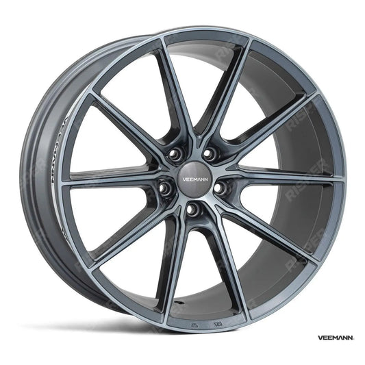 Veemann - V - fs48 19 Inch Alloy Wheels Graphite Smoked Machined 5x112 - Qty 1