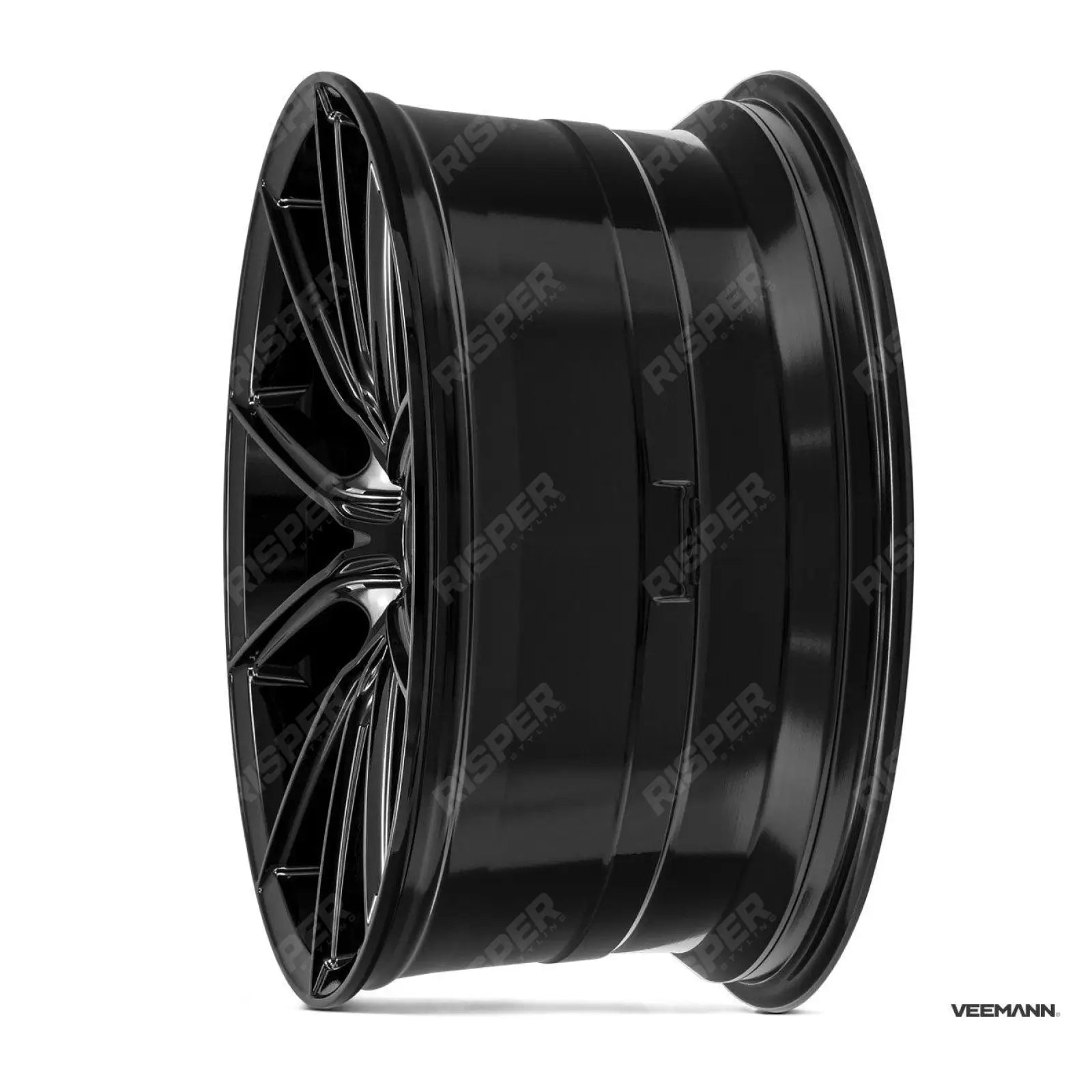 Veemann V - fs48 20 Inch Alloy Wheels - 5x112 - Gloss Black Staggered Set Of 4