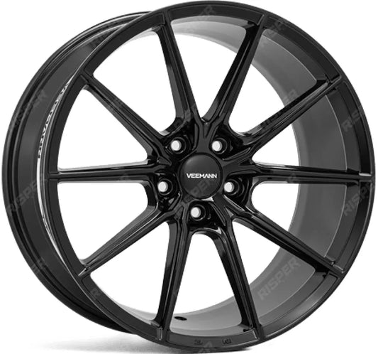 Veemann - V - fs48 20x8.5 5x120 Et35 Cb75.56 - Gloss Black