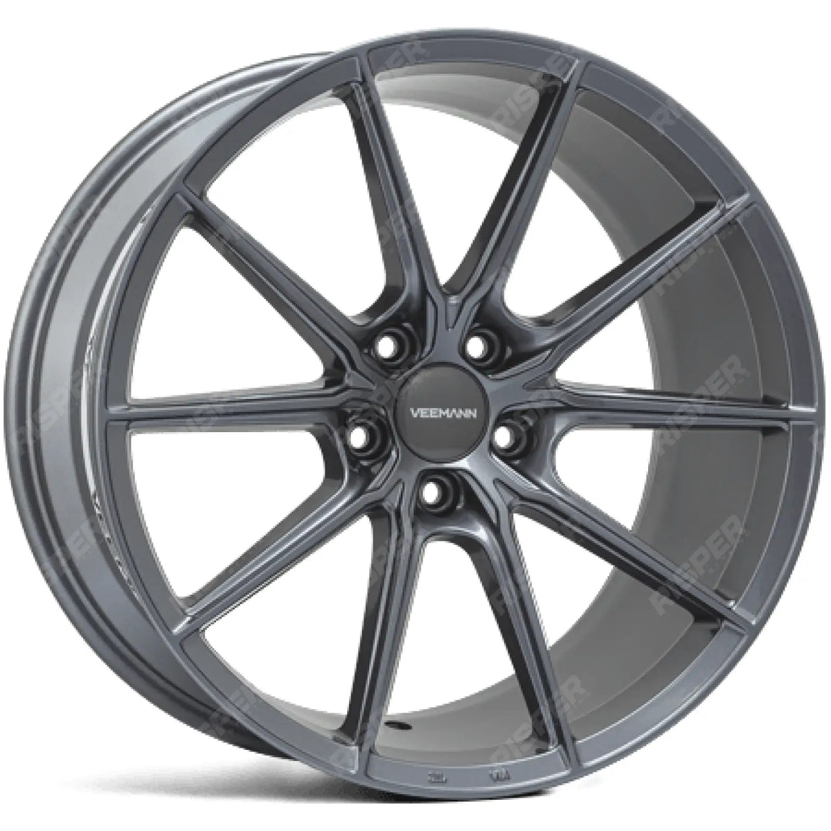 Veemann - V - fs48 20x8.5 5x120 Et35 Cb75.56 - Gloss Graphite
