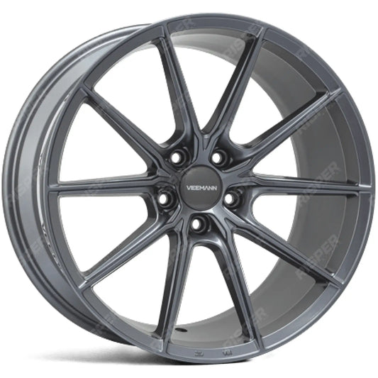 Veemann - V - fs48 20x8.5 5x120 Et35 Cb75.56 - Gloss Graphite