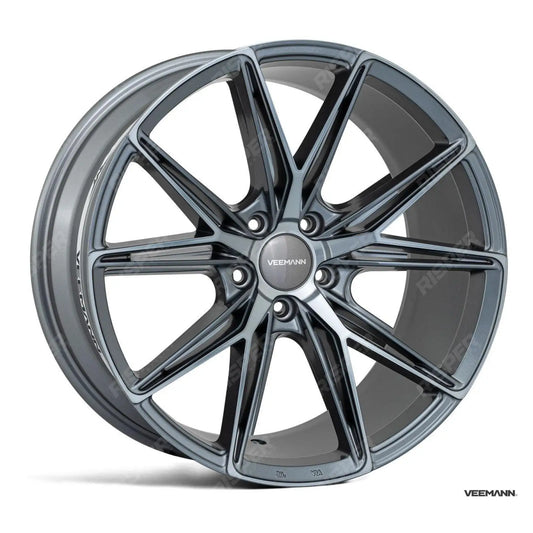 Veemann V - fs49 19 Inch Alloy Wheels - 5x112 Grahphite Smoked