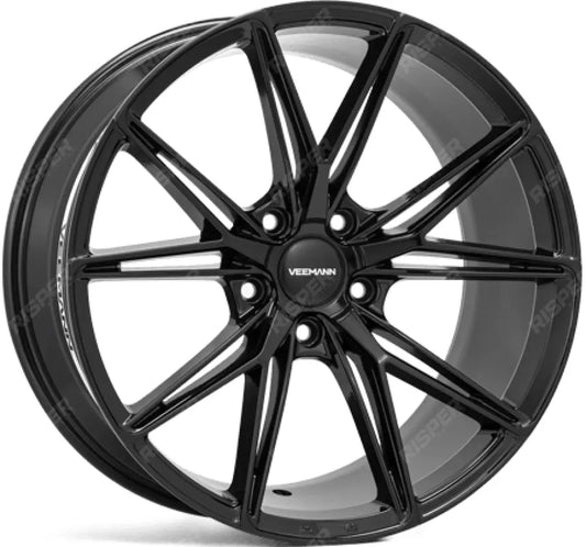 Veemann - V - fs49 20x8.5 5x120 Et35 Cb72.56 - Gloss Black