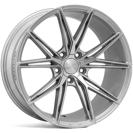 Veemann - V - fs49 20x8.5 5x120 Et35 Cb72.56 - Silver Machined