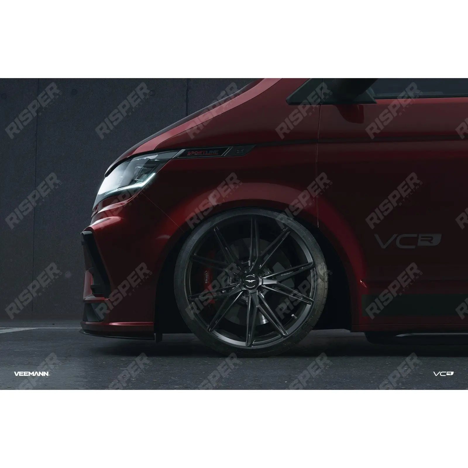 Veemann - V - fs49 20x8.5 5x120 Et35 Cb72.56 - Silver Machined