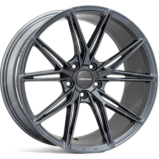 Veemann V - fs49 20x8.5 5x120 Et35 Cb75.56 - Gloss Graphite Qty 1