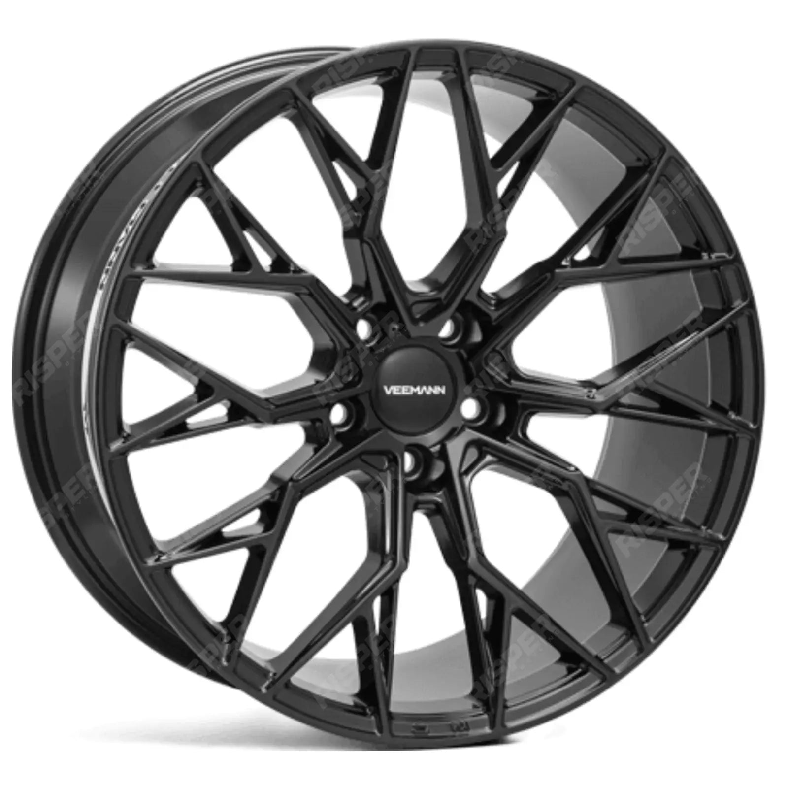 Veemann V - FS51 22X9.5 5X112 ET26 Gloss Black Deep Concave Main image