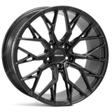 Veemann V - FS51 22X9.5 5X112 ET26 Gloss Black Deep Concave