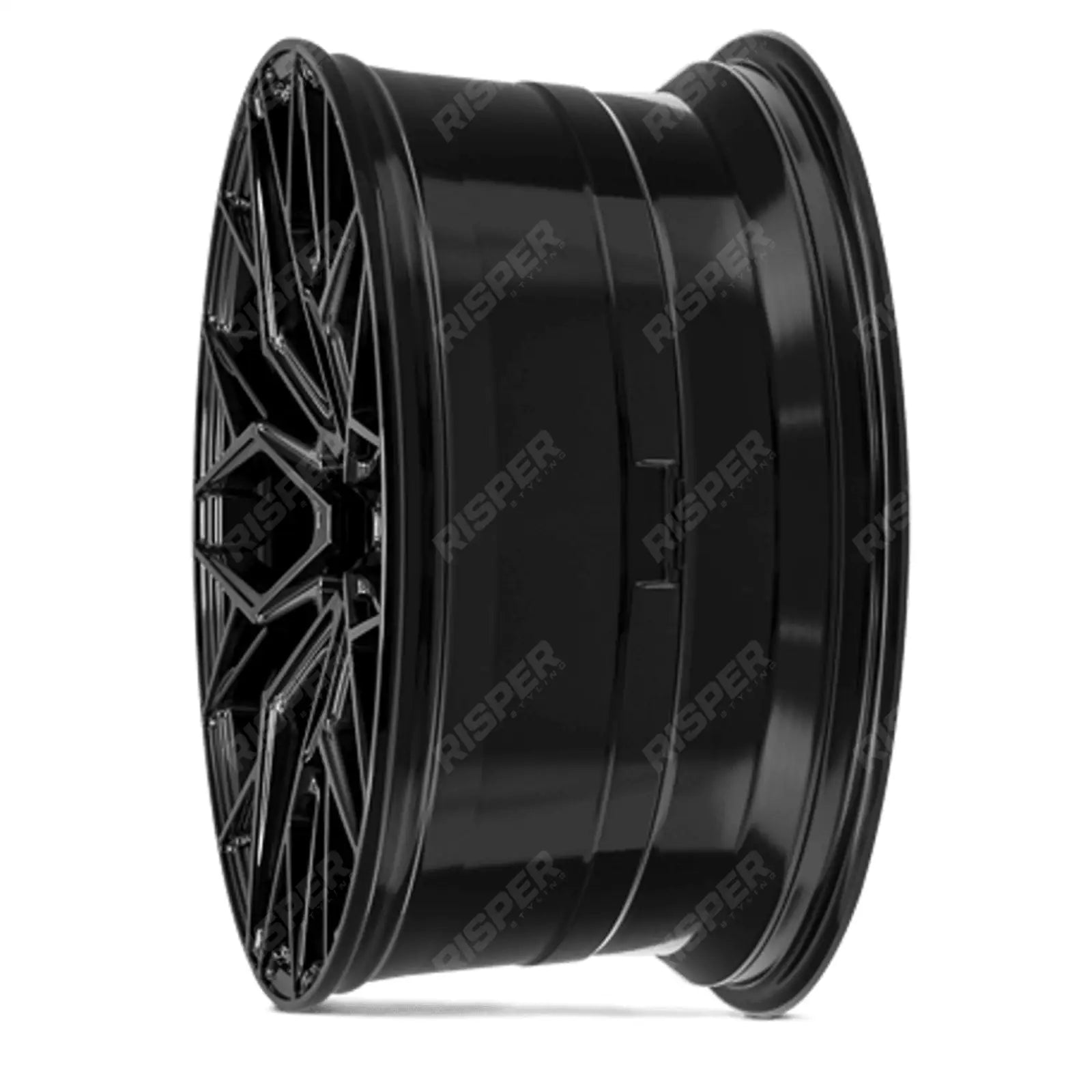 Veemann V - FS51 23X10 5X112 ET30 Gloss Black Deep Concave - QTY 1