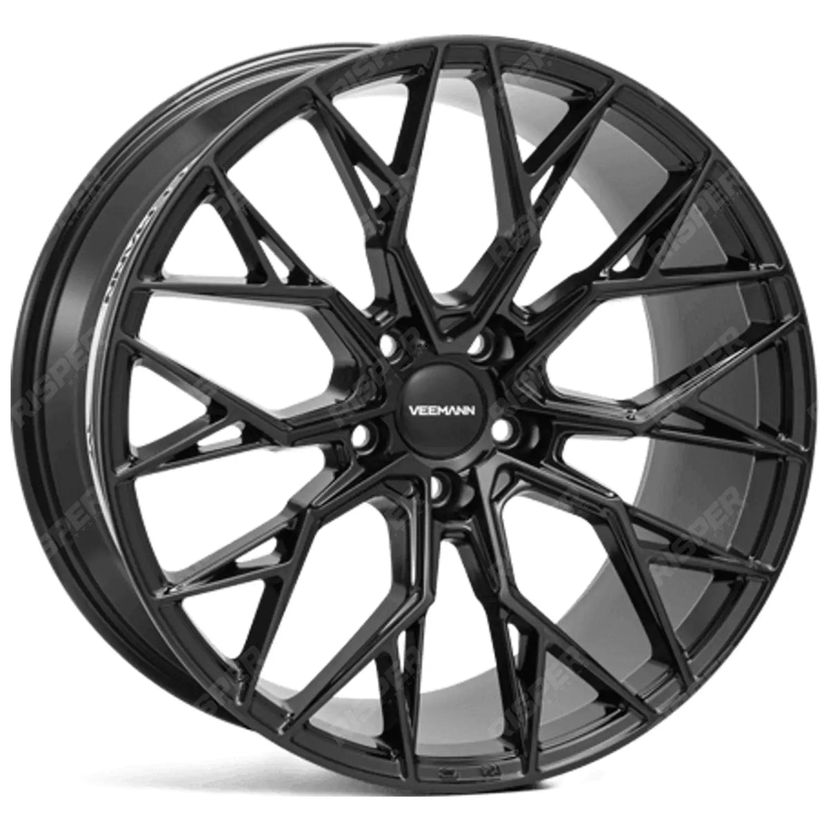 Veemann V - FS51 23X10 5X112 ET30 Gloss Black Deep Concave - QTY 1