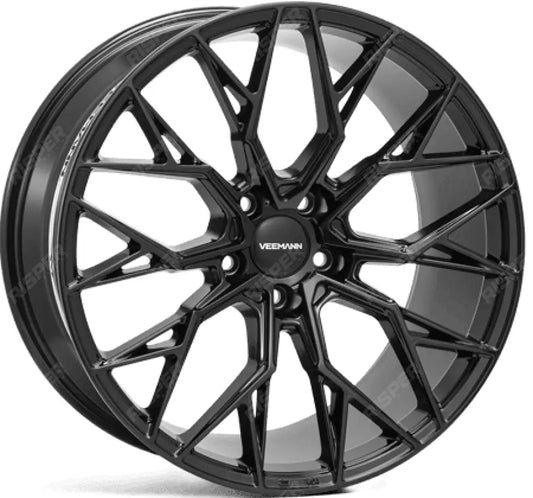 Veemann - V - fs51 Gloss Black 20x8.5 5x112