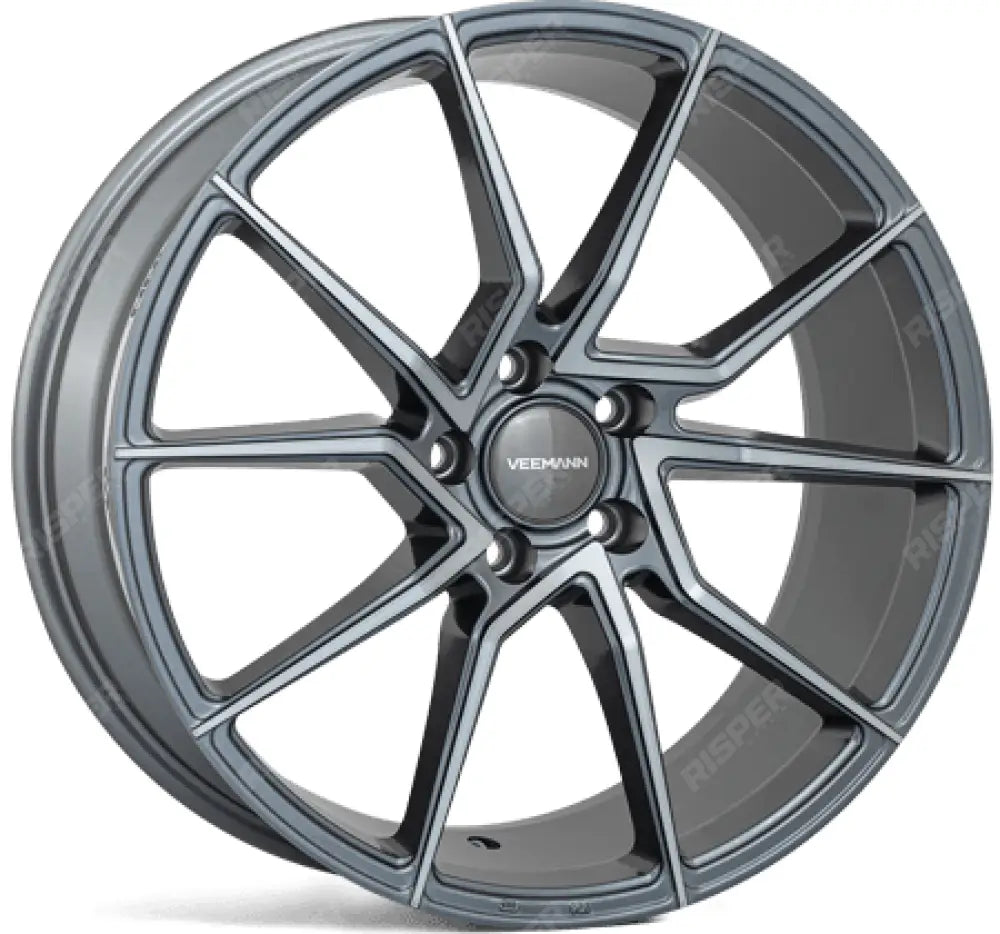Veemann - V - fs52 Graphite Smoke Machined 19x8.5 5x112
