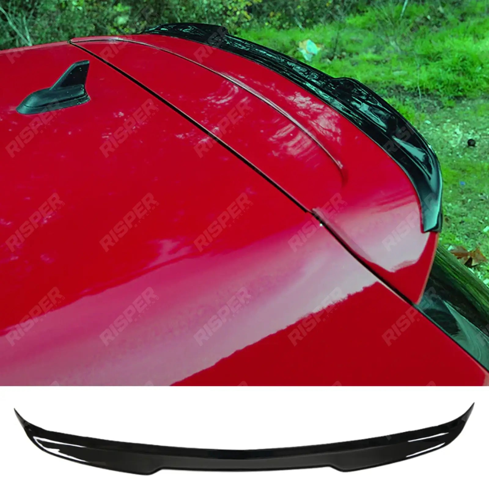 Volkswagen Golf GTI / GTD Mk6 2008-2012 Rear Spoiler in Gloss Black - Rear Spoilers Main image