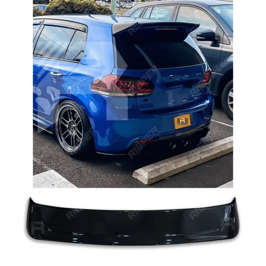 Volkswagen Golf MK6 GTI/R20 2008 - 2013 - Osir Style Rear Spoiler in Gloss Black