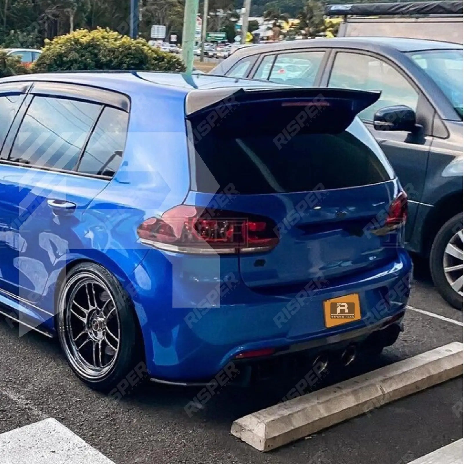 Volkswagen Golf MK6 GTI/R20 2008 - 2013 - Osir Style Rear Spoiler in Gloss Black