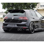 Volkswagen Golf MK7/7.5 GTI/GTD/R/R - Line 2012 - 2020 - Osir Style Rear Spoiler in Gloss Black