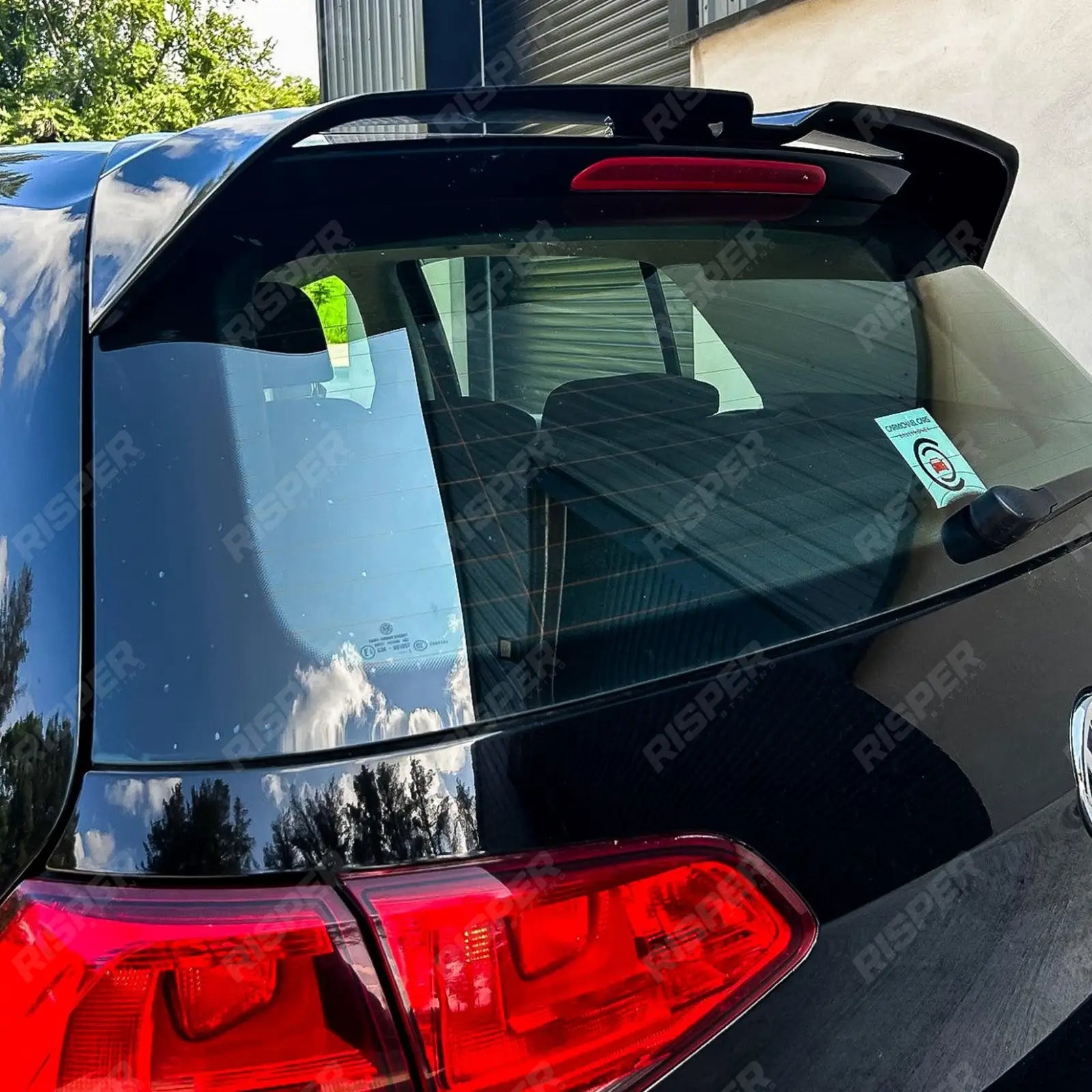 Volkswagen Golf MK7/7.5 TSI/TDI 2012 - 2020 - Oettinger Style Rear Spoiler in Gloss Black